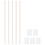 5 Pack Zinc Electrolytic Metal Foil Electrode